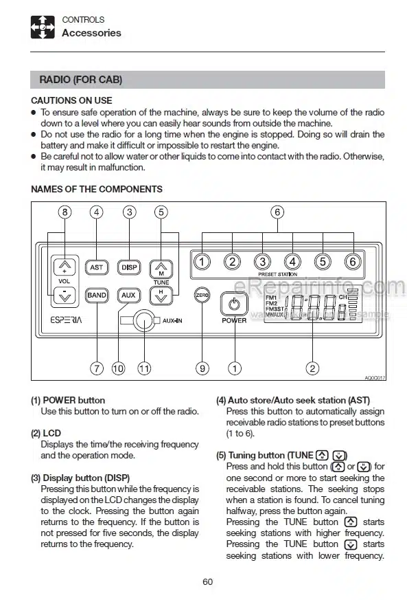Photo 5 - Takeuchi TB135FR TB153FR TB180FR Operators Manual Hydraulic Excavator 138200080- 158300140- 178400260-