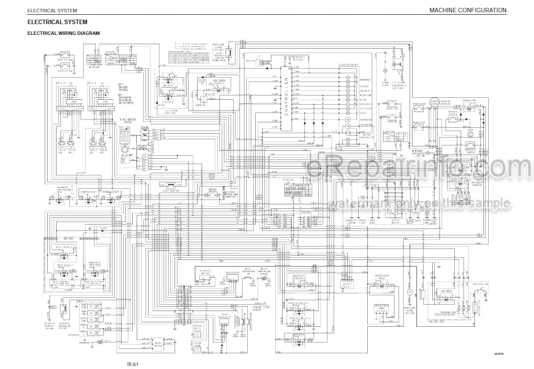 Photo 6 - Takeuchi TB138FR Workshop Manual Compact Excavator 13820001-