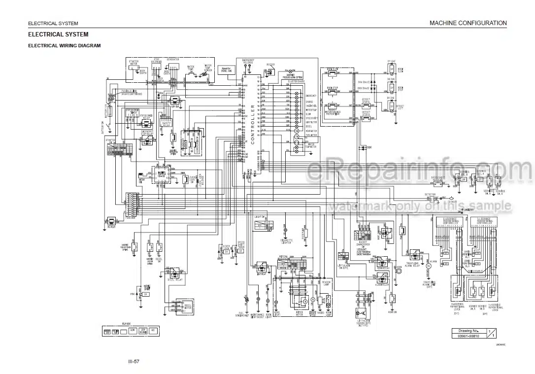 Photo 3 - Takeuchi TB153FR Workshop Manual Compact Excavator 15820004-