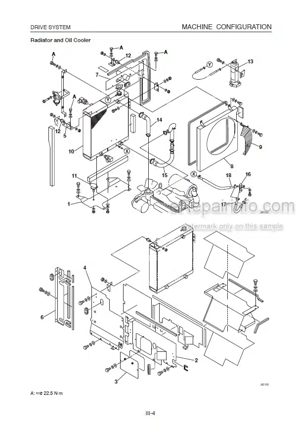 Photo 4 - Takeuchi TB153FR Workshop Manual Compact Excavator 15830001-