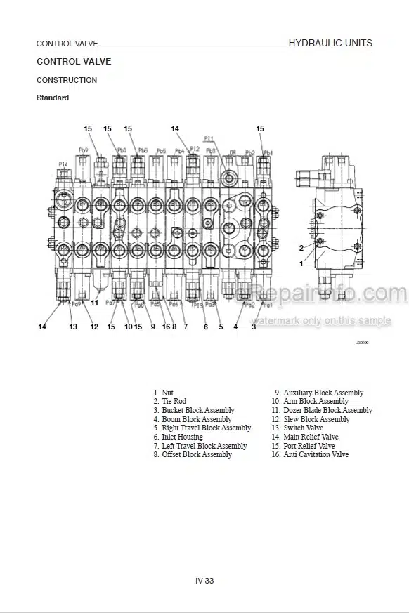 Photo 6 - Takeuchi TB153FR Workshop Manual Compact Excavator 158300001-