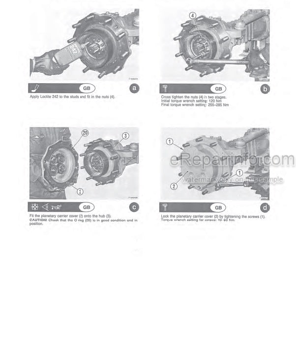 Photo 5 - Takeuchi TB175W Workshop Manual Compact Excavator 17520003-