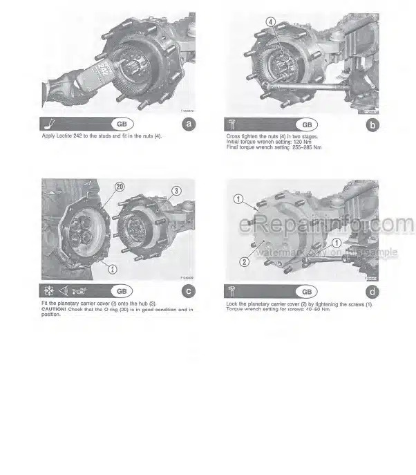 Photo 5 - Takeuchi TB175W Workshop Manual Compact Excavator 17520003-
