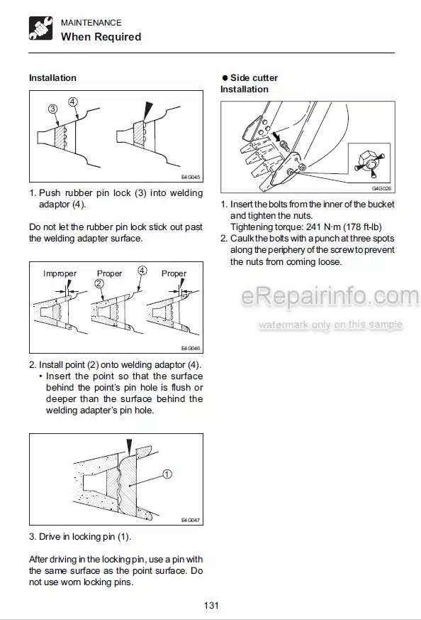 Photo 7 - Takeuchi TL120 Workshop Manual Crawler Loader 21200008-