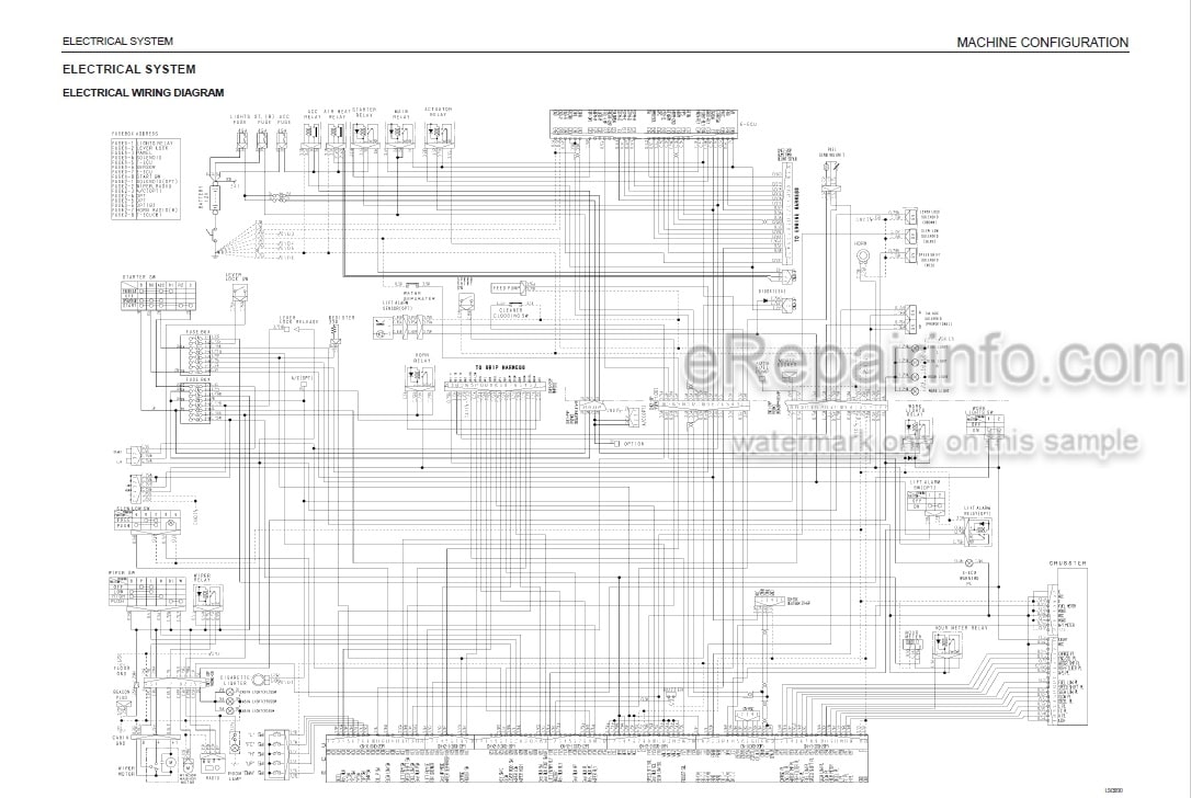 Photo 3 - Takeuchi TB175 Workshop Manual Hydraulic Excavator 17530001-
