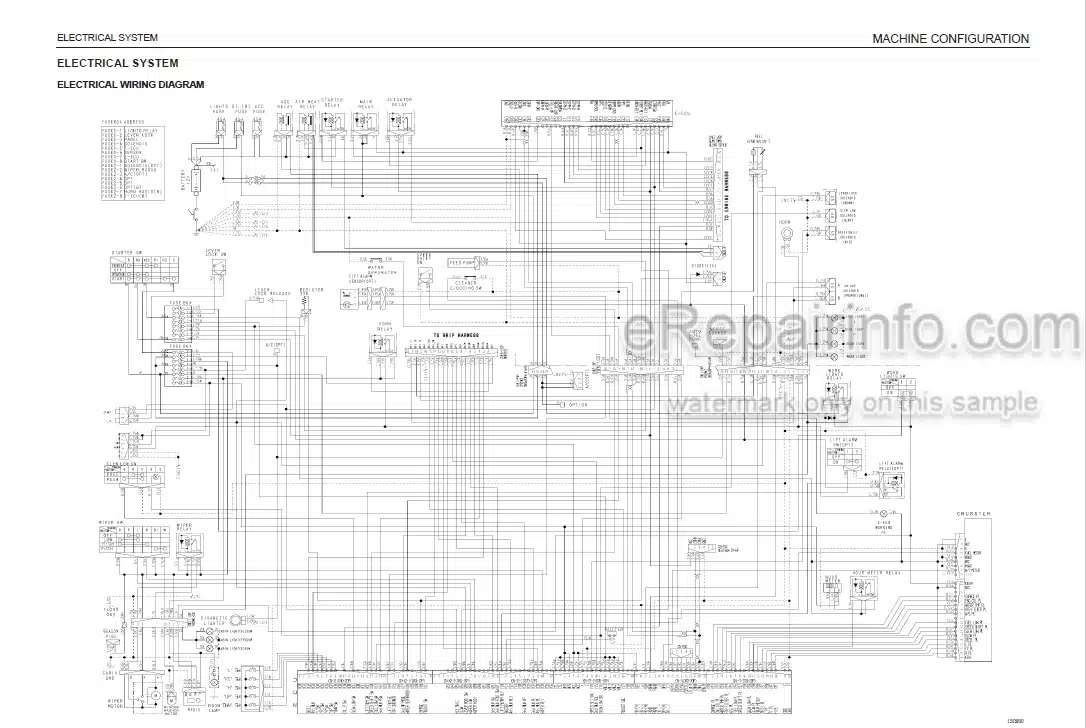 Photo 3 - Takeuchi TB175 Workshop Manual Hydraulic Excavator 17530001-