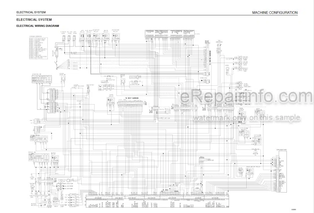 Photo 3 - Takeuchi TB175 Workshop Manual Hydraulic Excavator 17530003-