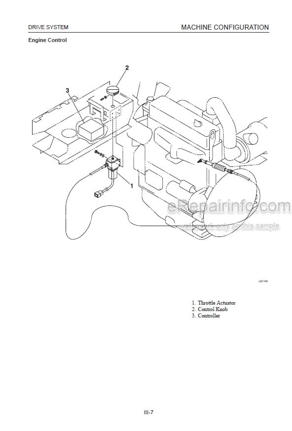 Photo 4 - Takeuchi TB180FR Workshop Manual Hydraulic Excavator 17830004-