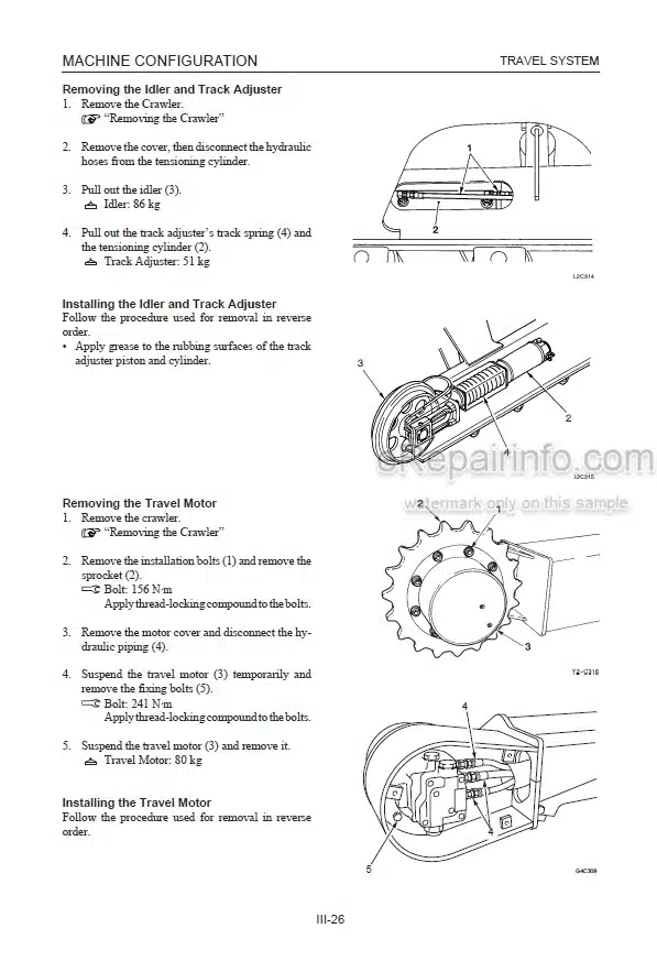 Photo 11 - Takeuchi TB180FR Workshop Manual Hydraulic Excavator 17830004-