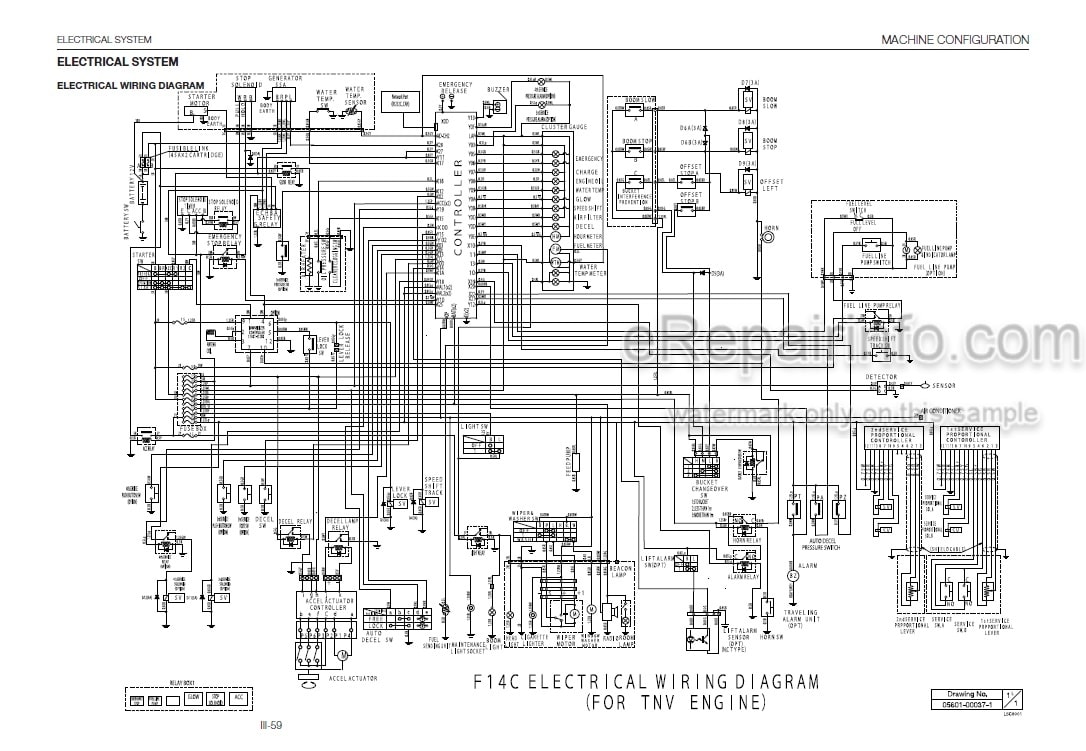 Photo 3 - Takeuchi TB180FR Workshop Manual Hydraulic Excavator 17830004-