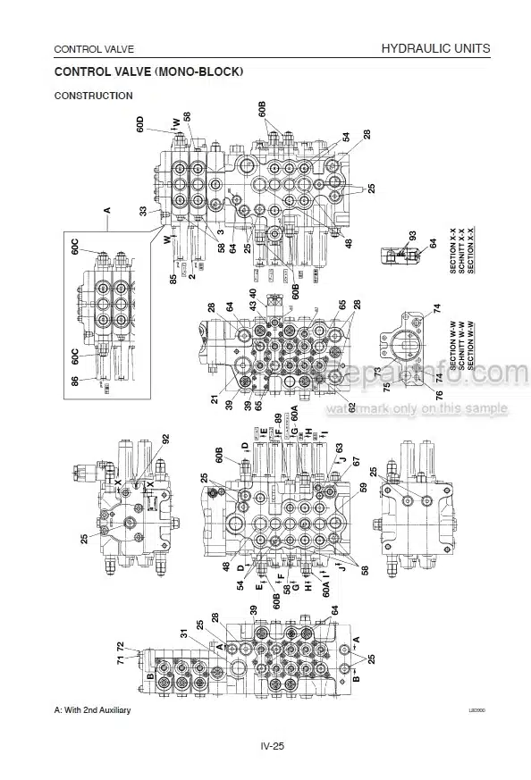 Photo 6 - Takeuchi TB180FR Workshop Manual Hydraulic Excavator 17840001-