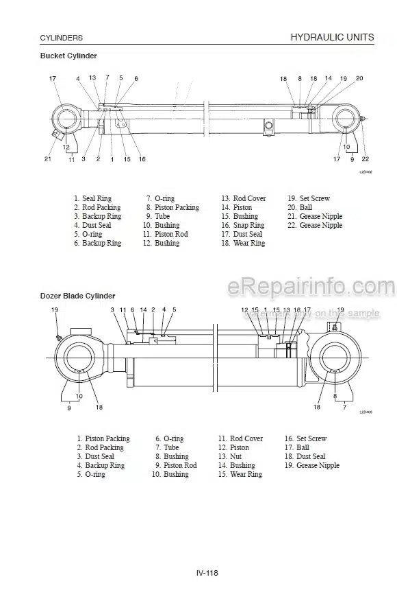 Photo 5 - Takeuchi TB180FR Workshop Manual Hydraulic Excavator 17840001-