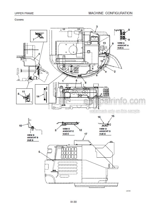 Photo 4 - Takeuchi TB180FR Workshop Manual Hydraulic Excavator 178400001-