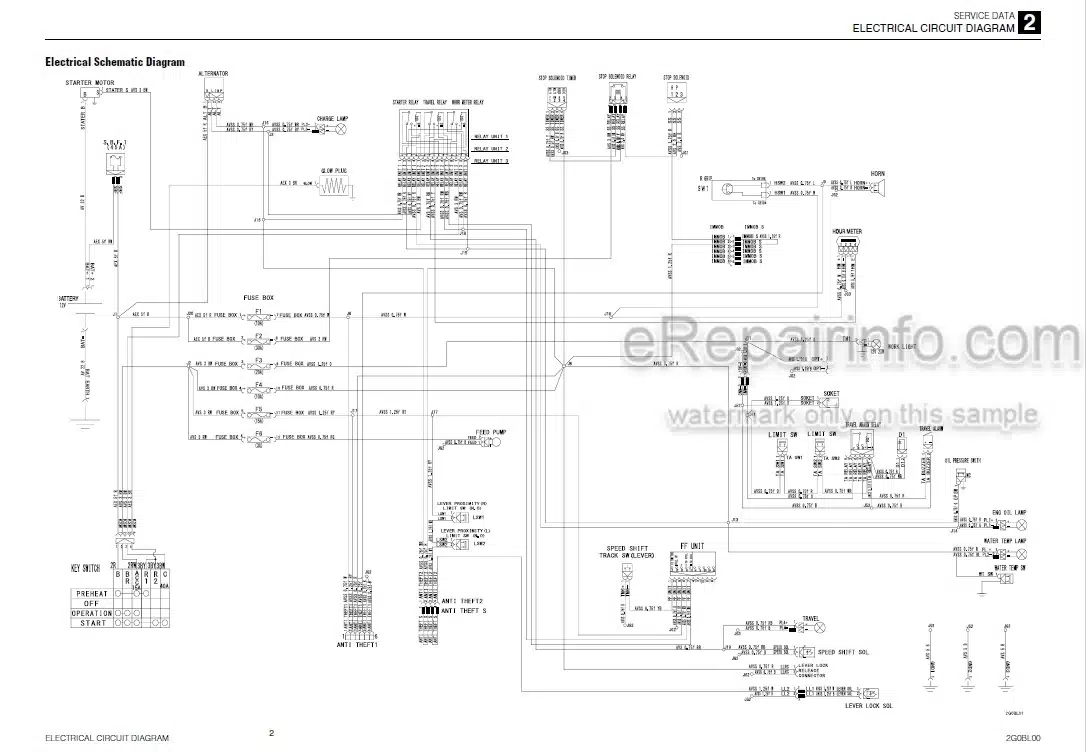 Photo 4 - Takeuchi TB210R Workshop Manual Mini Excavator 210000003-