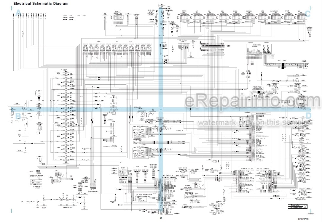 Photo 4 - Takeuchi TB2150 Workshop Manual Hydraulic Excavator 514600003-