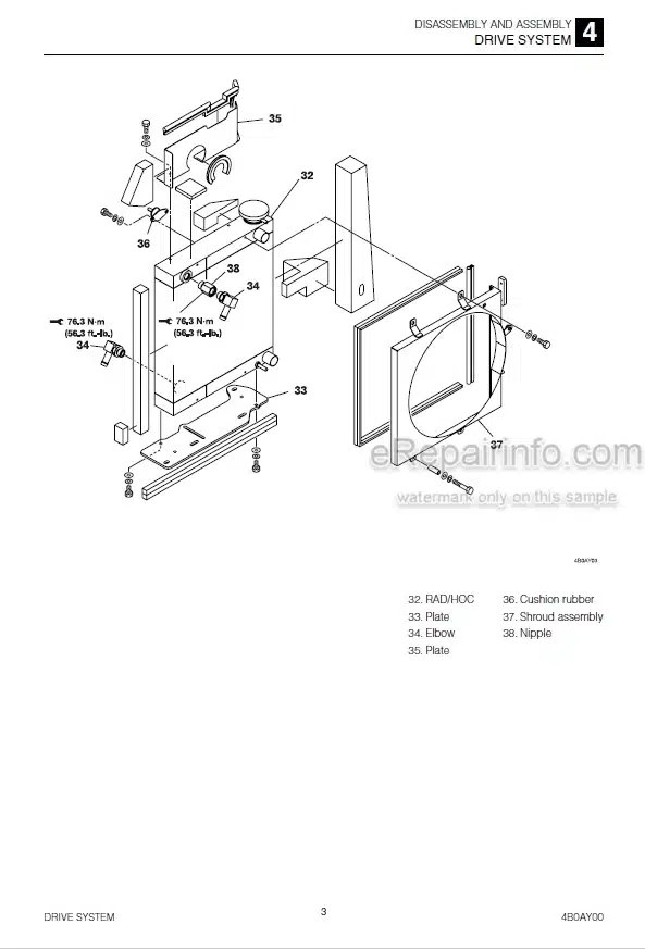 Photo 3 - Takeuchi TB216 Workshop Manual Mini Excavator 216000003-