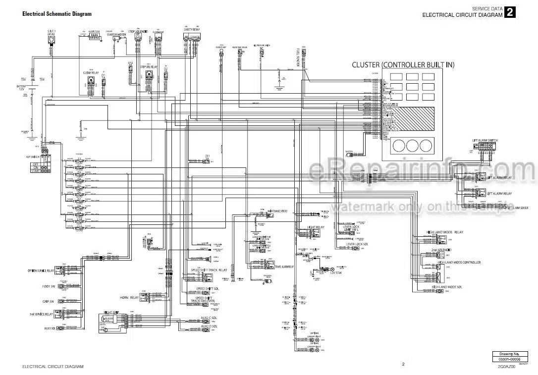 Photo 4 - Takeuchi TB216 Workshop Manual Mini Excavator 216100002-