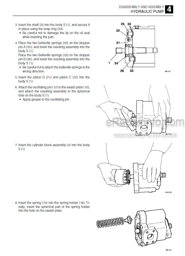 Photo 1 - Takeuchi TB216 Workshop Manual Mini Excavator 216100002-