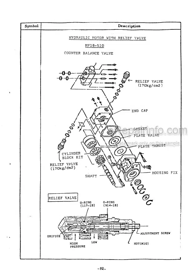 Photo 3 - Takeuchi TB220D Service Manual Troubleshooting Diesel Backhoe