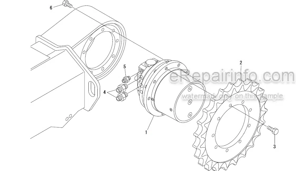Photo 6 - Takeuchi TB210R Parts Manual Mini Excavator 211000004-