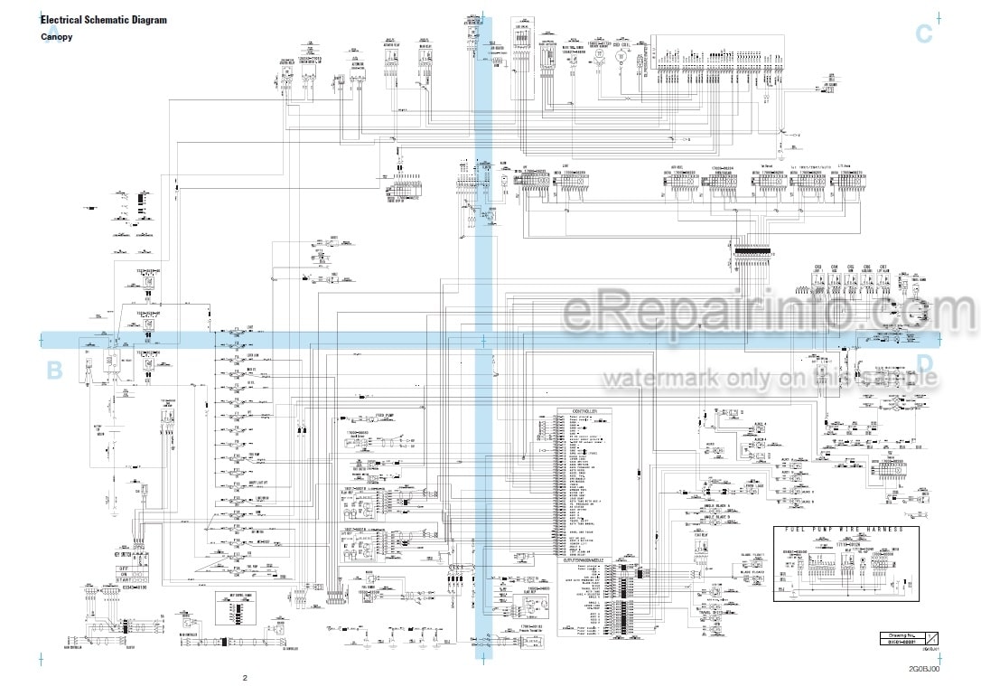 Photo 3 - Takeuchi TB230 Workshop Manual Mini Excavator 130000003-