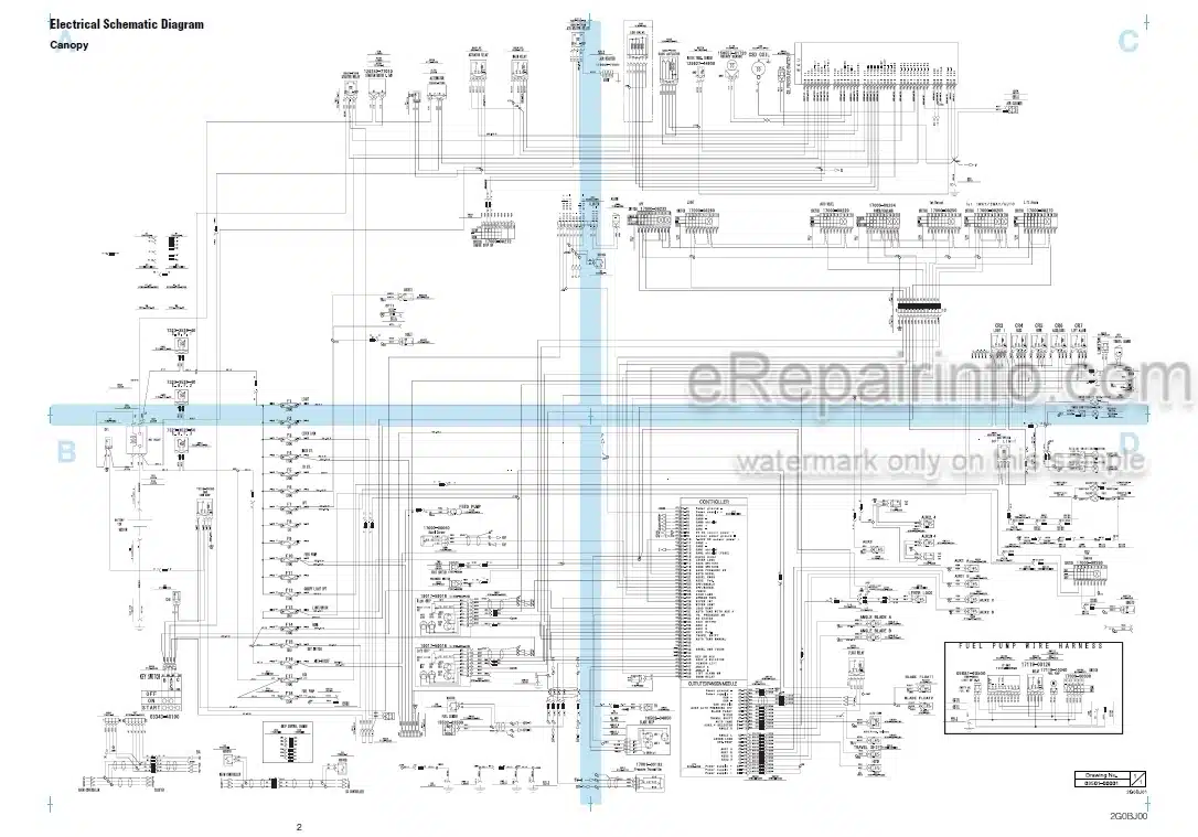 Photo 3 - Takeuchi TB230 Workshop Manual Mini Excavator 130000003-