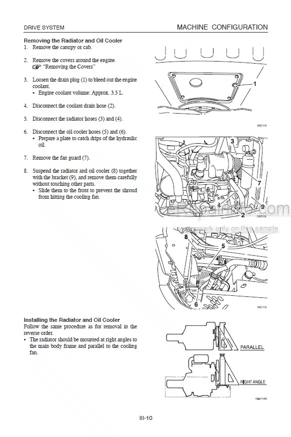 Photo 8 - Takeuchi TB215R Workshop Manual Mini Excavator 215000003-