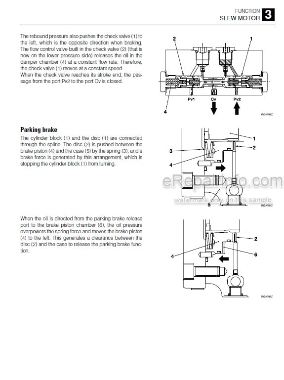 Photo 8 - Takeuchi TB235 Workshop Manual Mini Excavator 123500004-