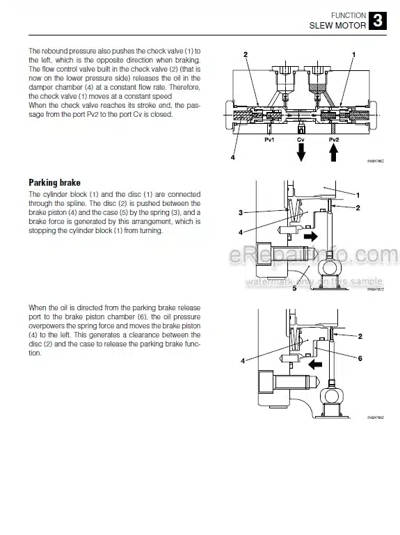 Photo 6 - Takeuchi TB36 Operators Manual Backhoe
