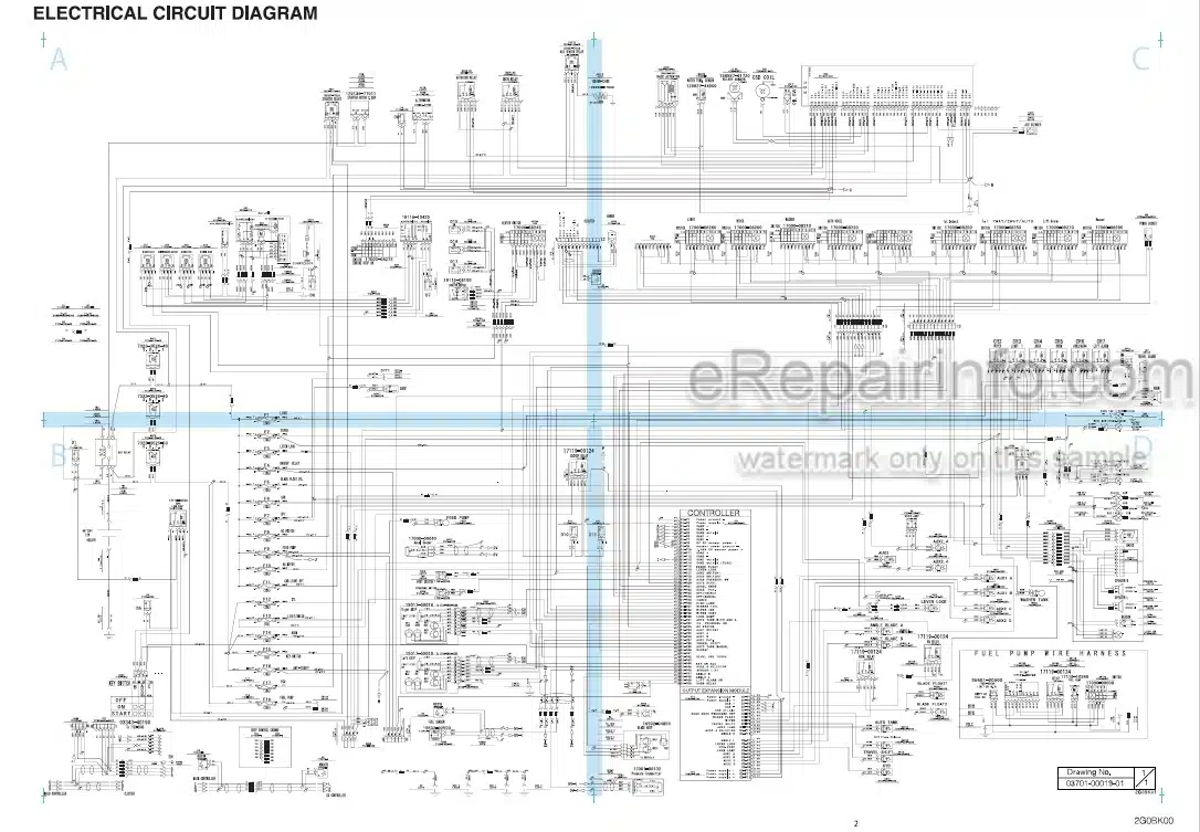 Photo 4 - Takeuchi TB240 Workshop Manual Mini Excavator 124100002-