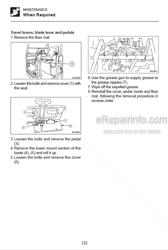Photo 6 - Takeuchi TB28FR Operators Manual Compact Excavator 12820004-