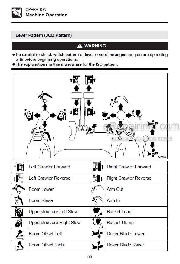 Photo 5 - Takeuchi TB25FR Operators Manual Compact Excavator 12810001-