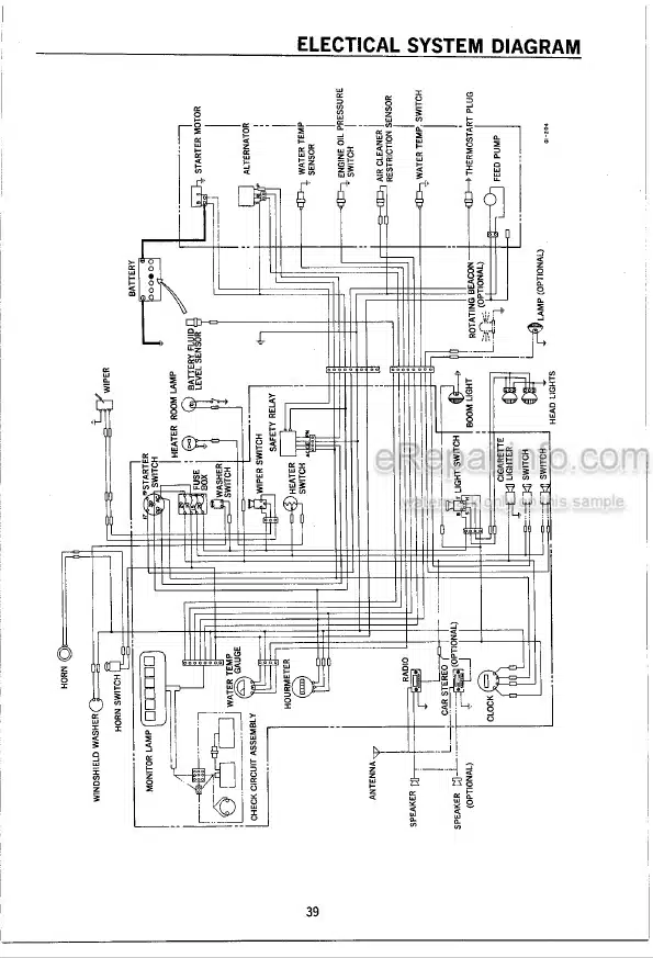 Photo 5 - Takeuchi TB25 Operators Manual Compact Excavator