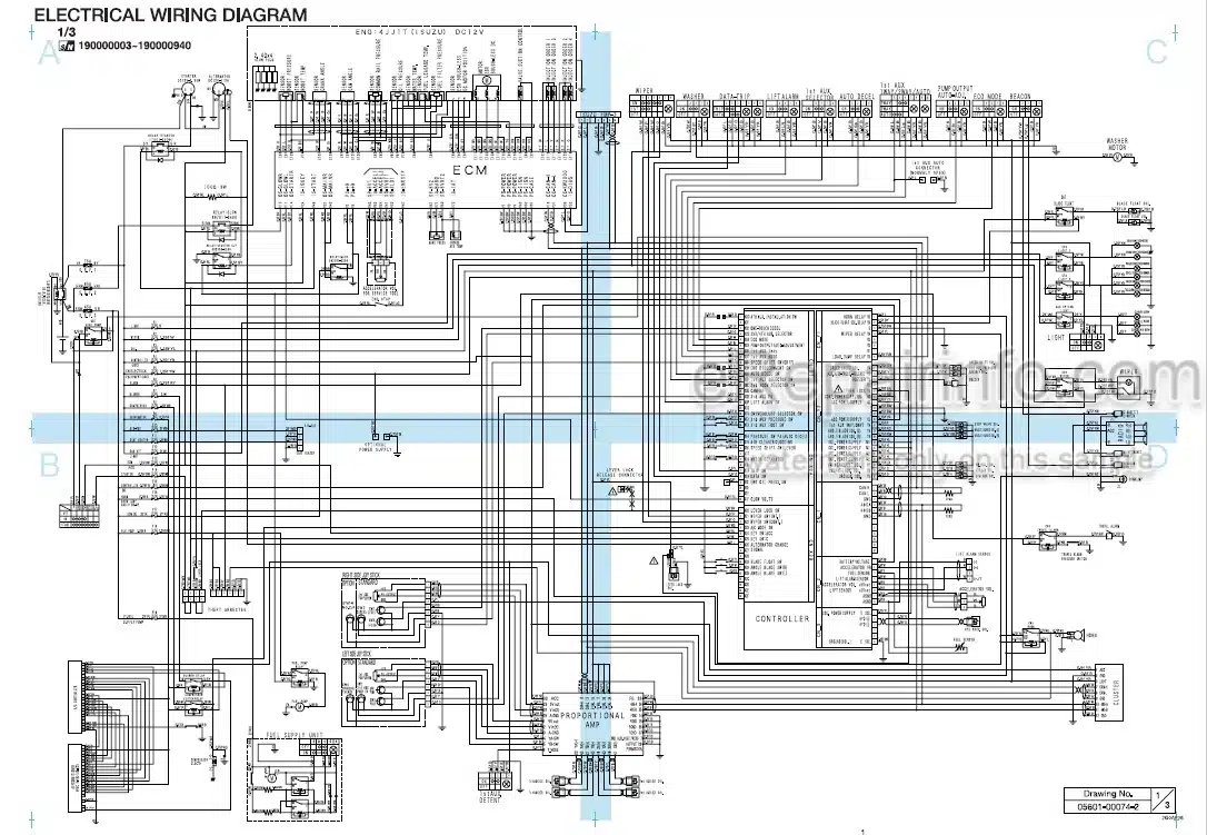 Photo 4 - Takeuchi TB290 Workshop Manual Hydraulic Excavator 190000001-
