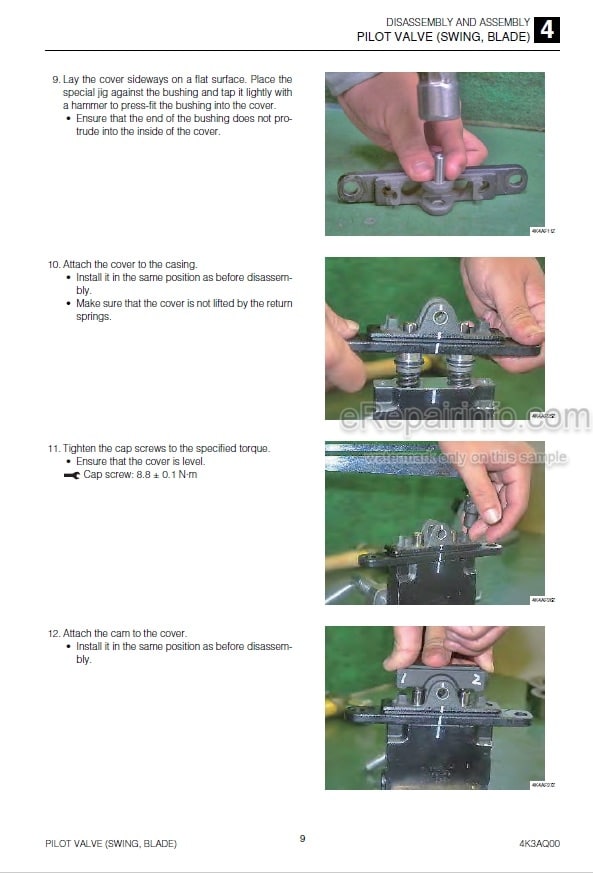 Photo 3 - Takeuchi TB290 Workshop Manual Hydraulic Excavator 190000001-