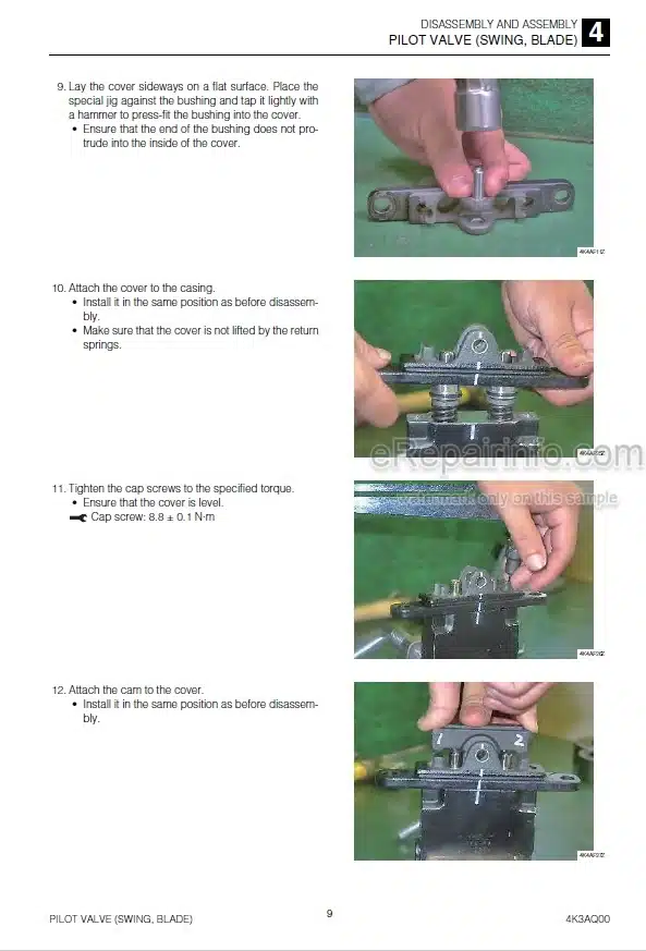 Photo 3 - Takeuchi TB290 Workshop Manual Hydraulic Excavator 190000001-
