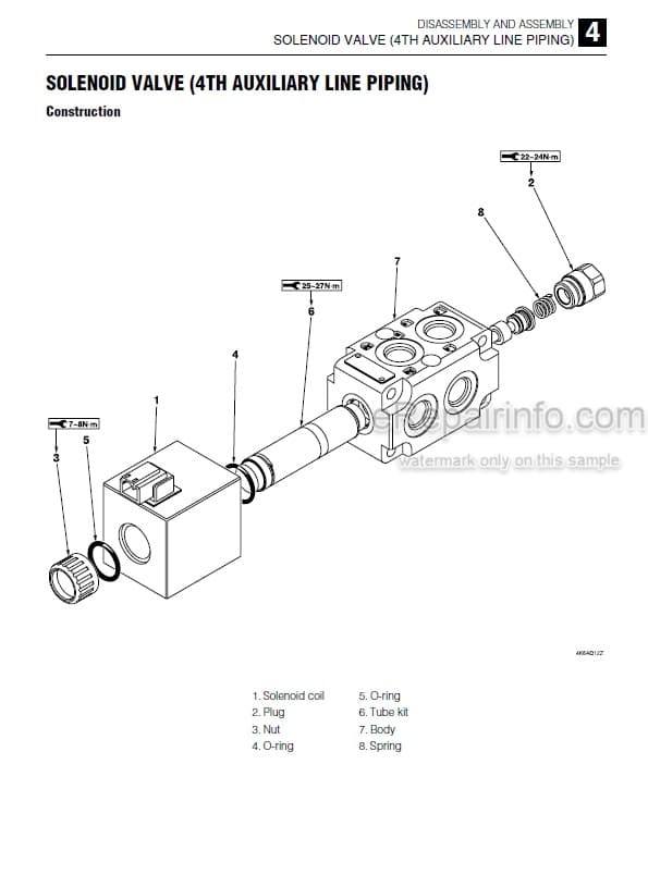 Photo 6 - Takeuchi TB290 Workshop Manual Hydraulic Excavator 190000001-
