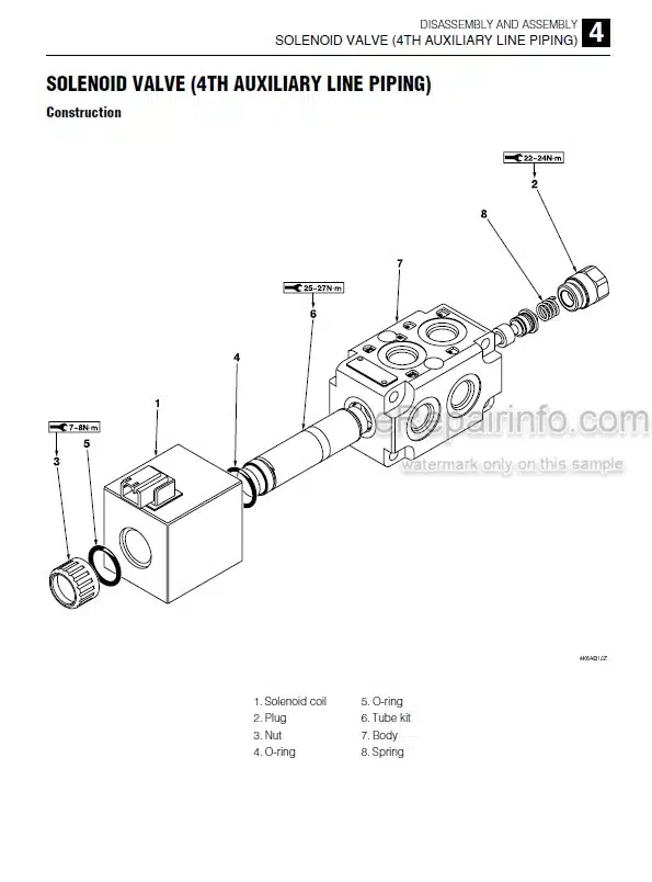 Photo 6 - Takeuchi TB290 Workshop Manual Hydraulic Excavator 190000001-