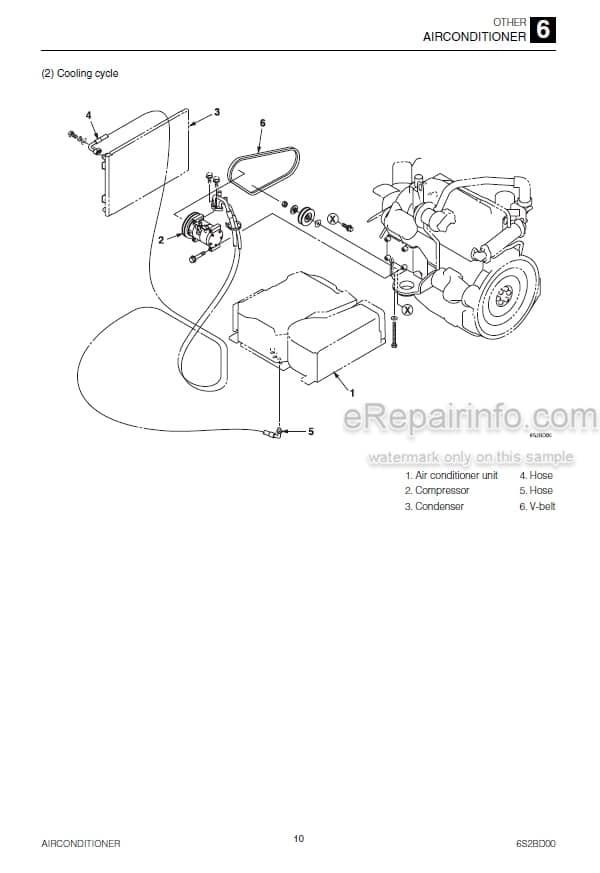 Photo 5 - Takeuchi TB290 Workshop Manual Hydraulic Excavator 185100001-