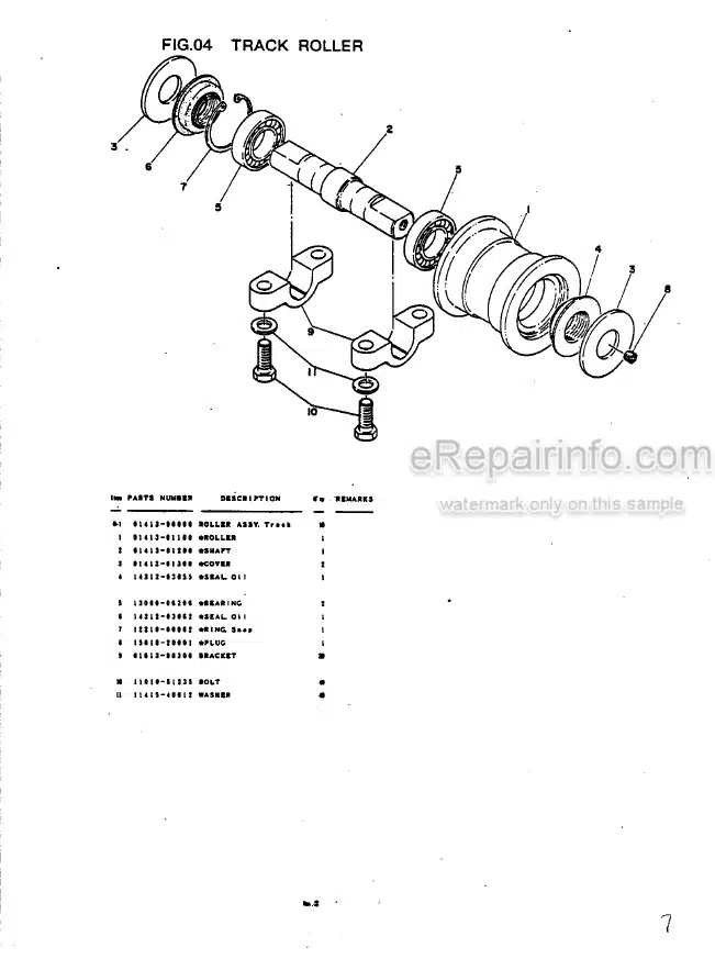 Photo 2 - Takeuchi TB35S Parts Catalog Compact Excavator