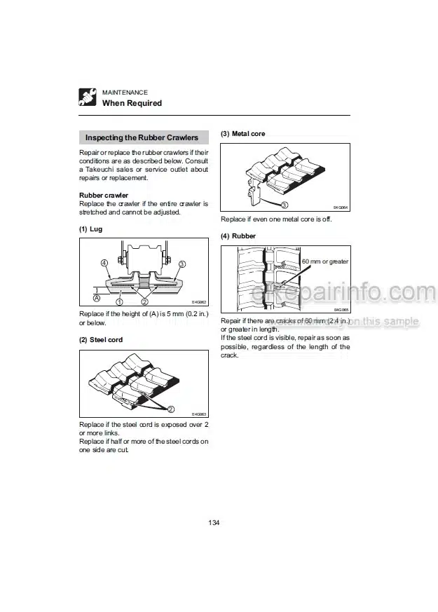 Photo 3 - Takeuchi TB53FR Operators Manual Compact Excavator 15810675-