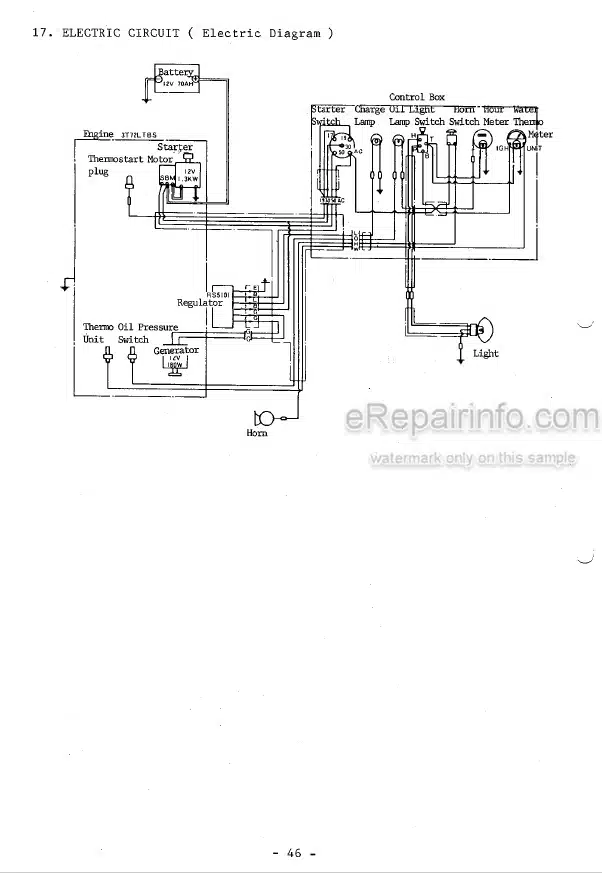 Photo 4 - Takeuchi TB650S TB10S Owners Manual Diesel Backhoe