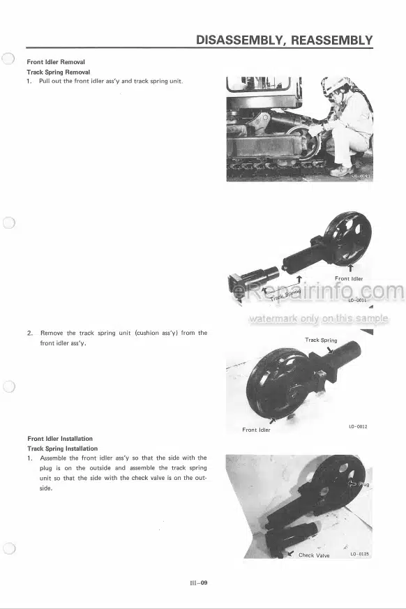 Photo 3 - Takeuchi TB68 Workshop Manual Compact Excavator