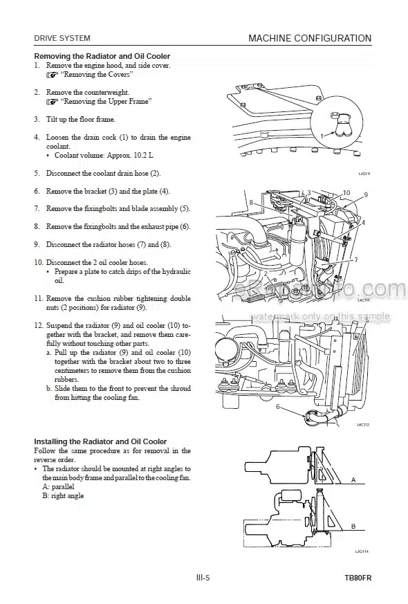 Photo 7 - Takeuchi TCR50 Workshop Manual Dump Carrier 30500003 - 30500038- 30510001 -
