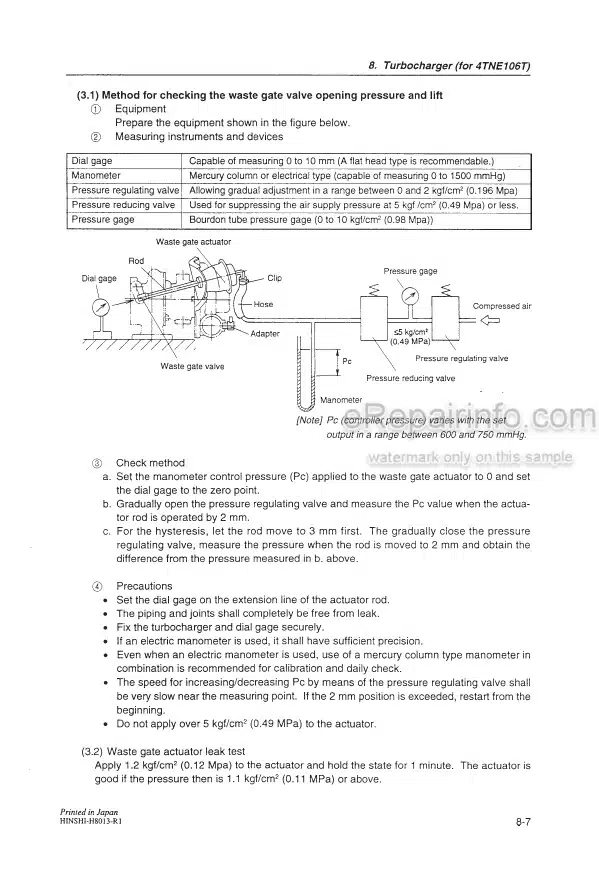 Photo 6 - Takeuchi TB80FR Workshop Manual Compact Excavator 17820001-