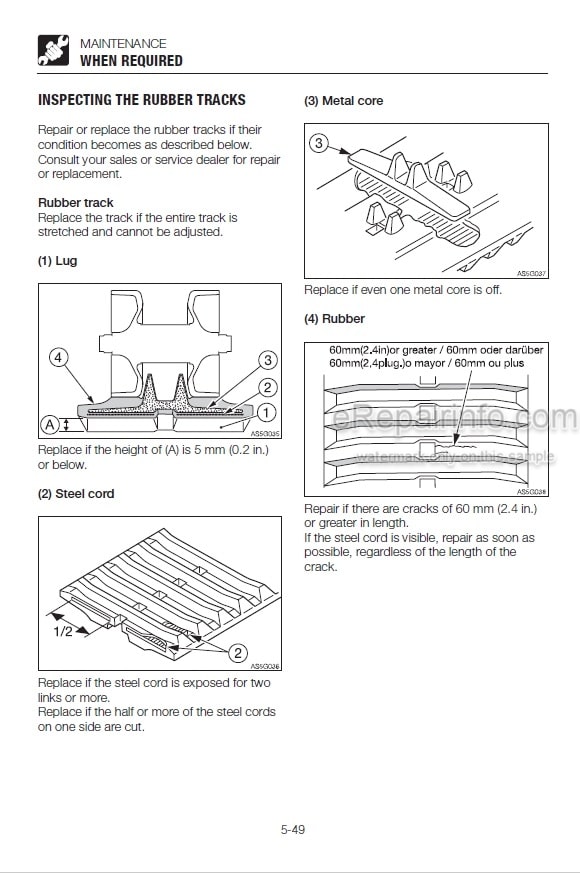 Photo 4 - Takeuchi TCR50 Operators Manual Dump Carrier 305200010-