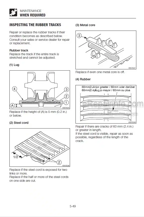 Photo 4 - Takeuchi TCR50 Operators Manual Dump Carrier 305200010-