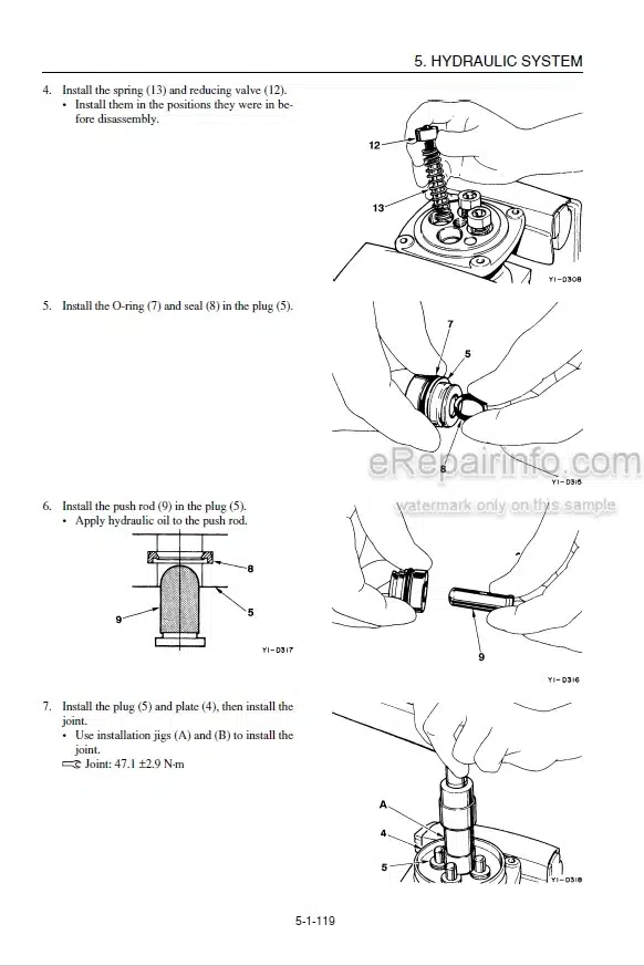 Photo 3 - Takeuchi TCR50 Workshop Manual Dump Carrier 30500003 - 30500038- 30510001 -