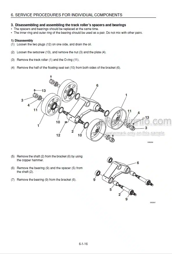 Photo 6 - Takeuchi TCR50 Workshop Manual Dump Carrier 30500003 - 30500038- 30510001 -