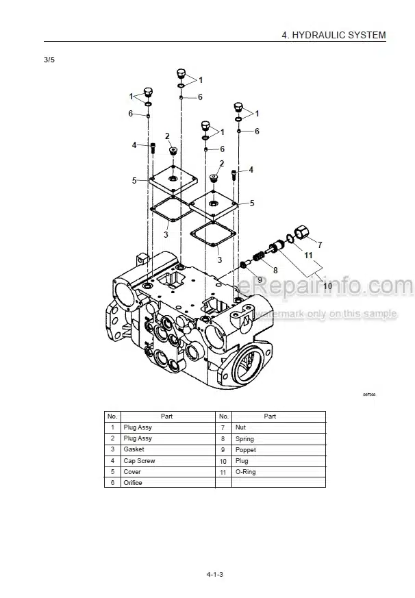 Photo 4 - Takeuchi TCR50 Workshop Manual Dump Carrier 30520002-